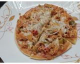 A picture of step 16 of Egg Pizza (without oven).
