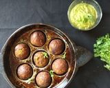A picture of step 15 of Healthy twist Tapioca vada with mint chutney bombs.