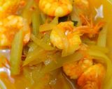 Foto langkah ke 2 dari resep Labu siam santan udang.