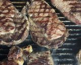 Foto del paso 1 de la receta: Ojo de bife y frutas parrilladas