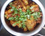 A picture of step 2 of Stuffed gourd potato.