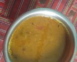 A picture of step 2 of Daal fry.