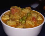 A picture of step 2 of Banana Curry With Coconut & Poppy seed gravy.