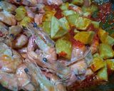 Foto langkah ke 4 dari resep Balado Udang Kentang.