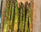 Foto langkah ke 5 dari resep Zucchini stuffed boat & Parmesan Asparagus.