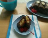 Foto langkah ke 5 dari resep Dargul Coklat Isi Pisang Keju.