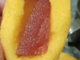 Croquetas de polenta rellenas con dulce de membrillo