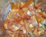 A picture of step 3 of Tomato Chilli Potato Fry.