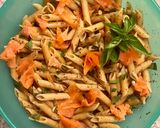 Φωτογραφία βήματος 1 της συνταγής Penne Rigate Integrale με καπνιστό σολομό ❣️🍃