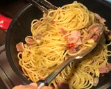 รูปขั้นตอนการทำที่ 4 ของ 🐷🌶..สปาเกตตี พริกแห้งเบคอน