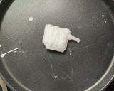 A picture of step 4 of Chunchi patra pitha.