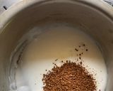 A picture of step 2 of Coffee Ganache.