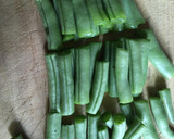 Foto del paso 2 de la receta: Ejotes salteados con tocino