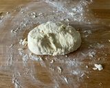 A picture of step 4 of Garlic Naan.
