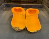 A picture of step 1 of Butternut squash and spinach curry.