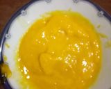 A picture of step 5 of Mango Pudding with jelly 😋.