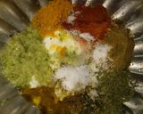 A picture of step 1 of Paneer Tikka kathi Roll.