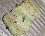 A picture of step 2 of Basa with white wine sauce.