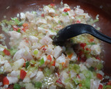 Foto del paso 1 de la receta: Arroz pollo y mejillones con caldo de Marisco