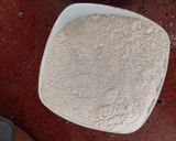 A picture of step 1 of Aate ka halwa.