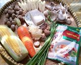 Hình bước làm 1 của món Canh nấm ngũ sắc