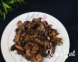 A picture of step 3 of Button Mushroom Stir Fry.