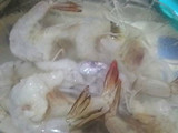 Udang tumis kangkung Hasibuan