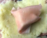 Foto del paso 4 de la receta: Bombas de papa con jamón y queso 🥔