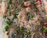 A picture of step 2 of Konjac Spaghetti with Salmon.