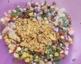 A picture of step 4 of Corn Bhel.