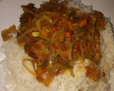 A picture of step 1 of Cabbage soup.