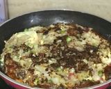 A picture of step 6 of Cabbage Masala Omelette.