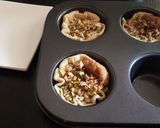 A picture of step 9 of Thandai Bakalava Cups.