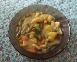 Zöldbab főzelék variáció recept fázis 5 fotója