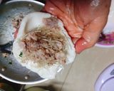 Hình bước làm 2 của món Bánh nếp nhân thịt