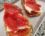 Foto del paso 5 de la receta: Milhojas de Milanesas de Berenjena con Pimientos del Piquillo