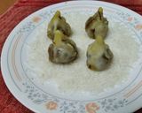 A picture of step 3 of Rice Modak.