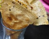 A picture of step 3 of Papad Nachos.