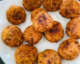 A picture of step 5 of Baked Falafel.