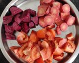 ટોમેટો ગાજર બીટ સૂપ (Tomato Carrot Beetroot Soup Recipe In Gujarati) રેસીપી સ્ટેપ1ફોટો