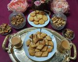 A picture of step 5 of Maiday ki meethi tikkiyan😋.