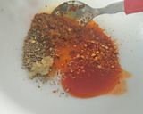 A picture of step 2 of Paneer corn salad.