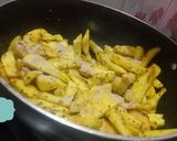 A picture of step 6 of Arbi ki Sabji.
