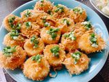 Đậu hũ chiên chà bông béo thơm cho bữa trưa ngon miệng