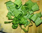 Foto langkah ke 1 dari resep Gorengan bakwan Sawi hijau tanpa ngulek.