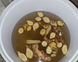 A picture of step 2 of Ginger beer.