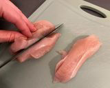 Körtés-camembertes csirkemell recept fázis 1 fotója