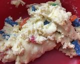 A picture of step 1 of Sour Patch kid cookies.