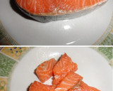 Foto del paso 1 de la receta: Brocheta de salmón al estilo marroquí
