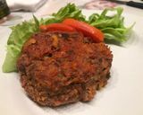 Foto del paso 5 de la receta: Pan de carne o hamburguesa gigante en salsa de tomate. Receta original de AdriCocina!🌹